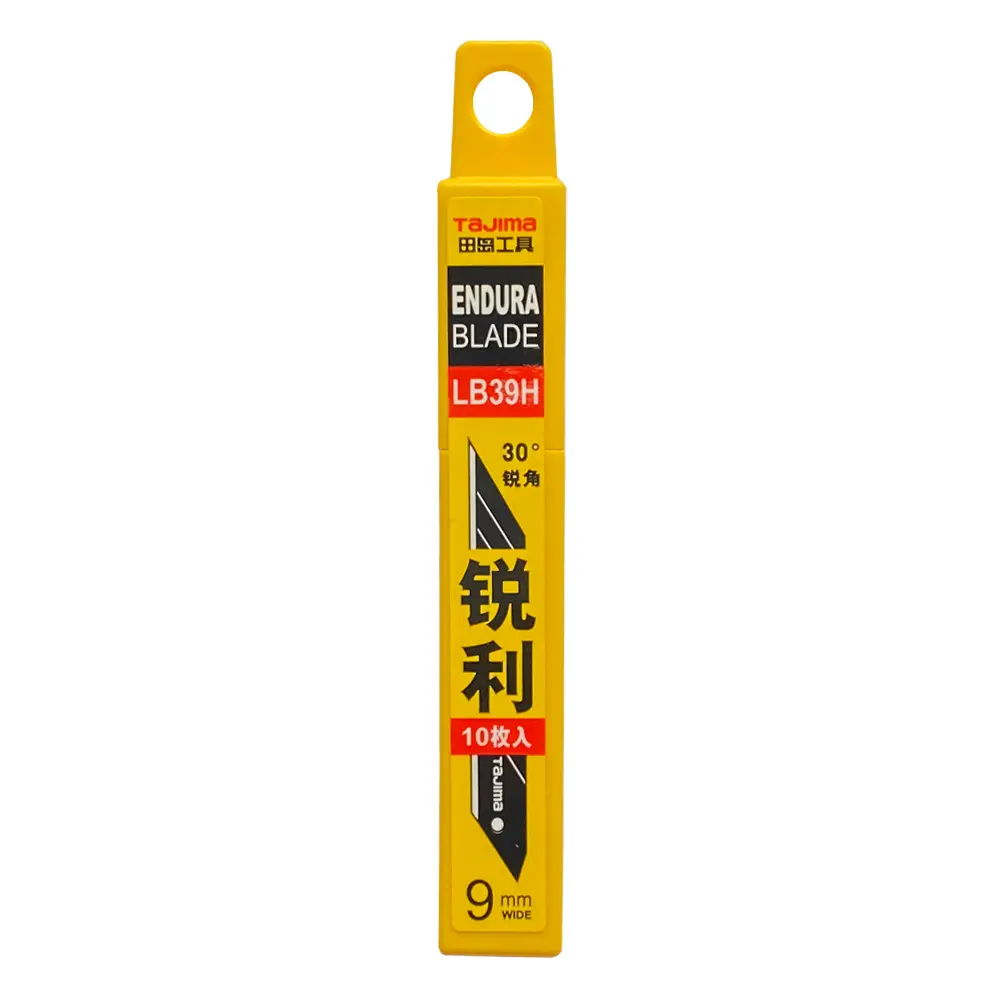 TAJIMA LB39H blades, steel, 30 degrees, 9 mm, 10 pcs.