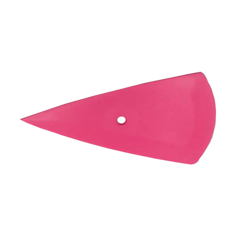 Pink Contour (Super Soft) film squeeging tool, sharp-cornered