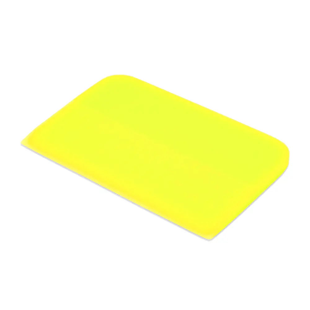 Polyurethane film squeeging tool yellow Juicy Slider, 0.6x12x7.5 cm