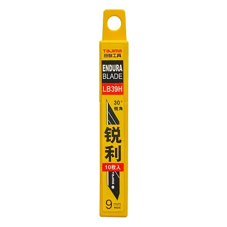 TAJIMA LB39H blades, steel, 30 degrees, 9 mm, 10 pcs.