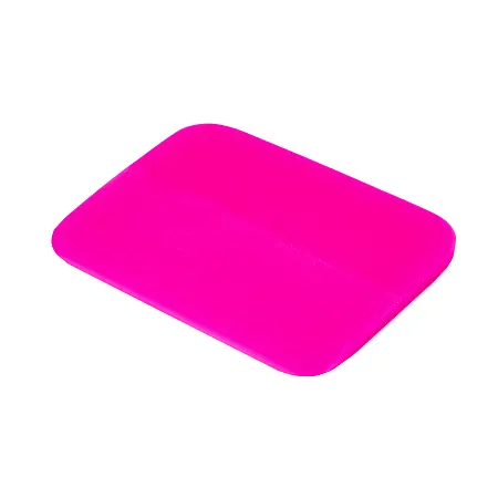 Polyurethane pink rounded film squeeging tool Pinky Slider, 0.6x10x7.5 cm