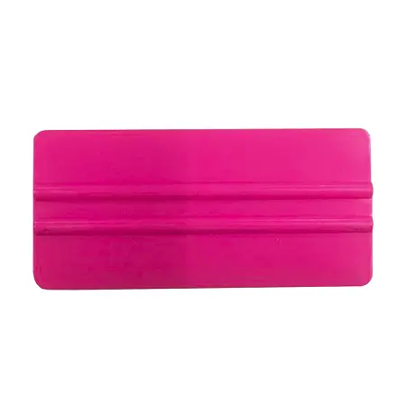 Soft Pink film squeeging tool, 7.6x15 cm