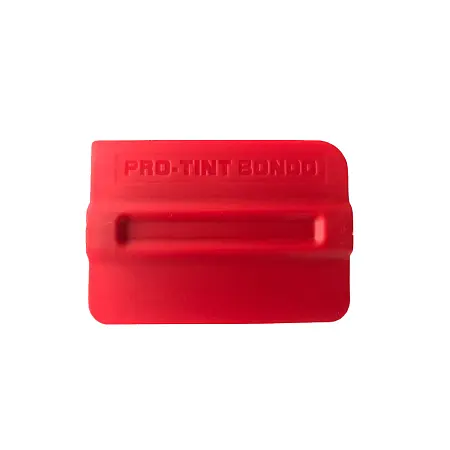 Pro-Tint Red Bondo film squeeging tool, 10 cm.